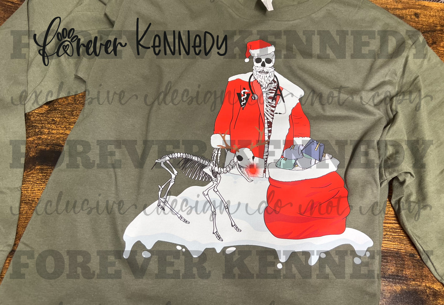 (MTO) EXCLUSIVE / Pick your Apparel:  Spooky Santa / Vet Med