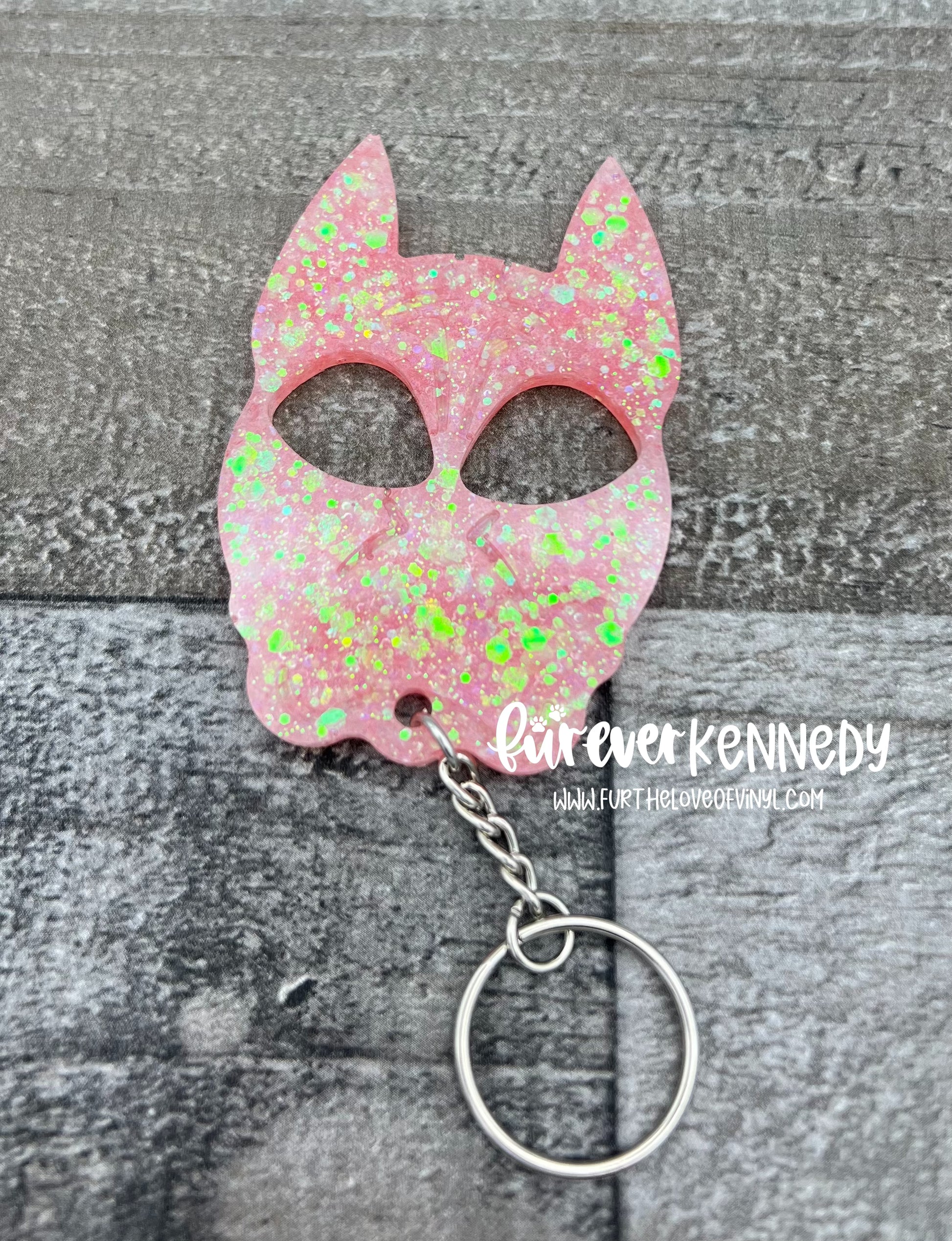 Stabby 2025 cat keychain