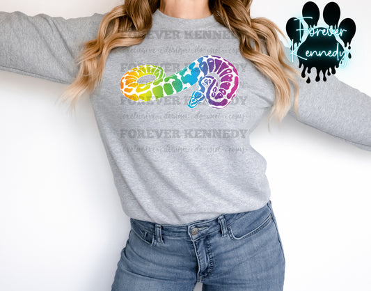(MTO) EXCLUSIVE Pick your Apparel: White Rainbow Snake